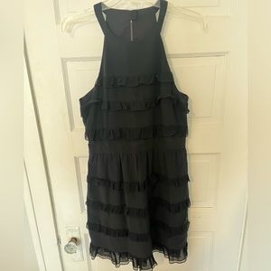Tibi Silk Ruffle Dress